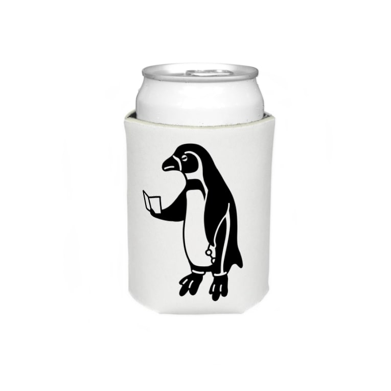 えんきん ペンギン 動物イラスト おもしろユニーク Koozie By Aliviosta Suzuri