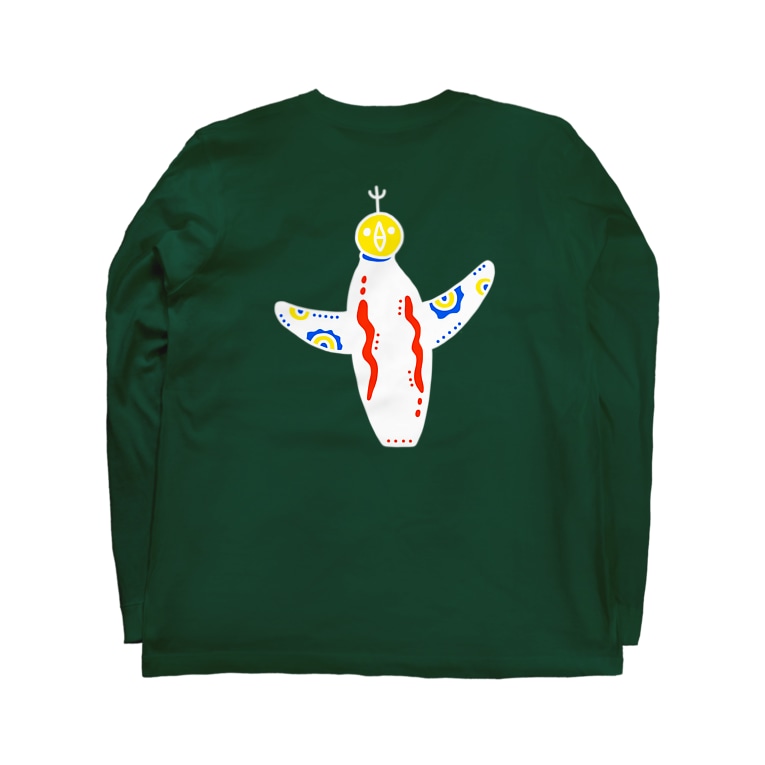 芝生がないバージョンの太陽の塔 Ingrid Ingrid 3100 のロングスリーブtシャツ通販 Suzuri スズリ