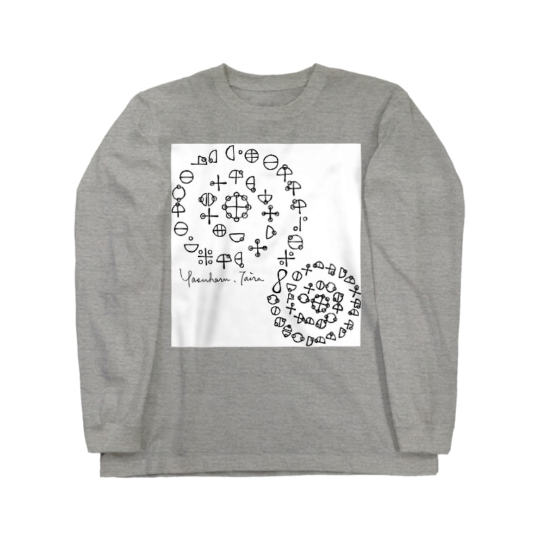 弥寿春式ヒーリングmodelカタカムナ 弥寿春式カタカムナ Yasuharutaira のロングスリーブtシャツ通販 Suzuri スズリ