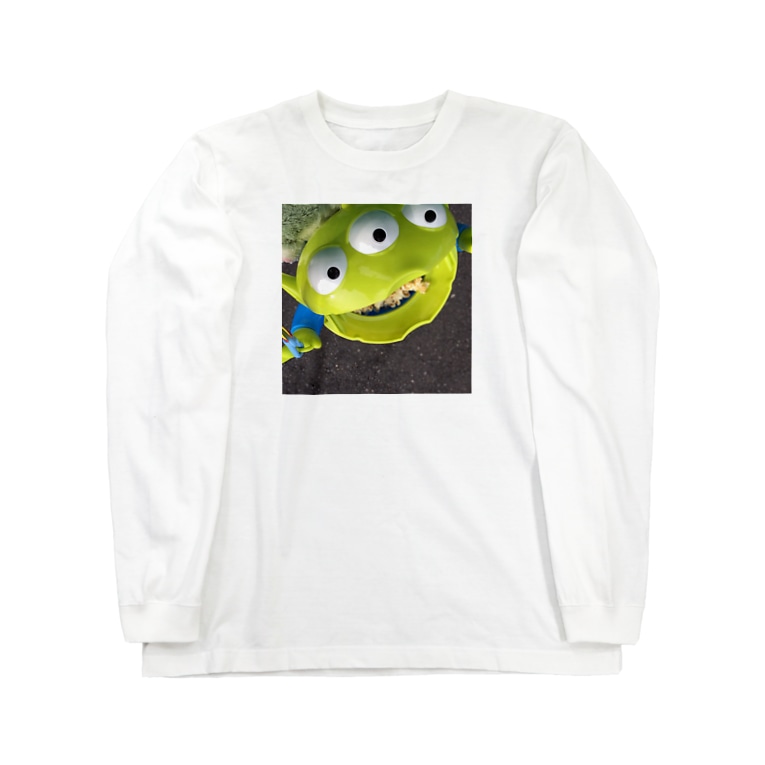 もぐもぐリトルグリーンメン Hayapiiiのロングスリーブtシャツ通販 Suzuri スズリ もぐもぐリトルグリーンメン Hayapiiiのロングスリーブtシャツ通販 Suzuri スズリ