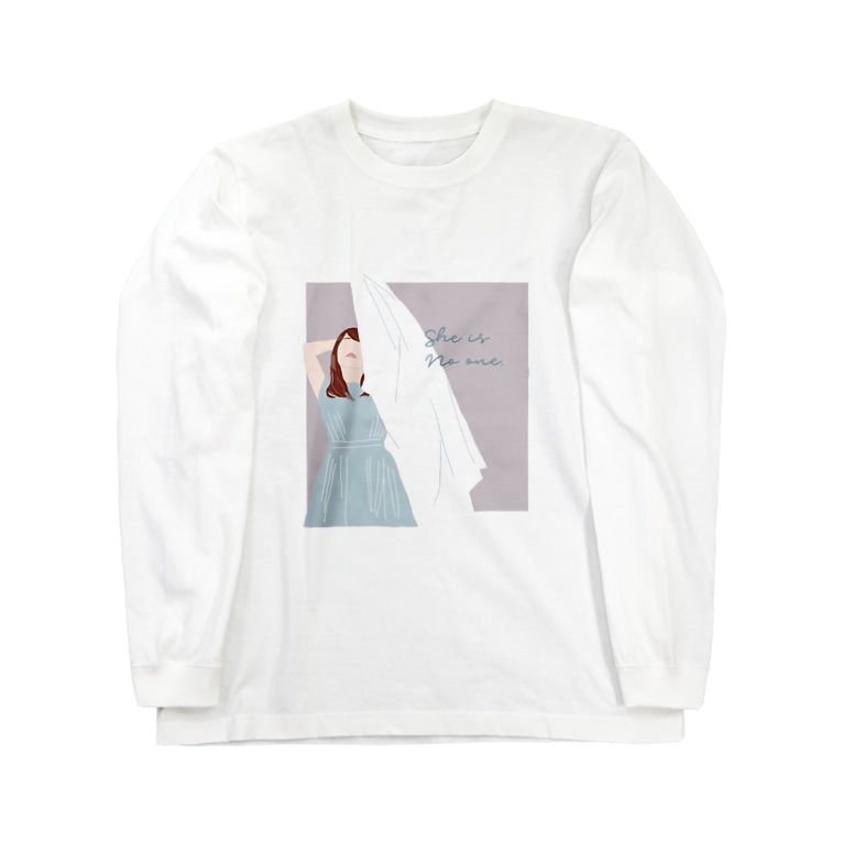She Is No One イラストver Eri Razapiiのロングスリーブtシャツ通販 Suzuri スズリ She Is No One イラストver Eri Razapiiのロングスリーブtシャツ通販 Suzuri スズリ