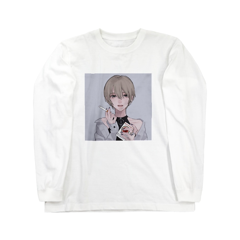 タバコ 女の子 Yuu 177 のロングスリーブtシャツ通販 Suzuri スズリ タバコ 女の子 Yuu 177 のロングスリーブtシャツ通販 Suzuri スズリ