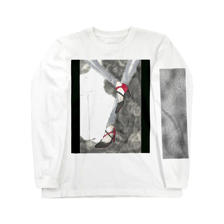 タバコとハイヒールと Death Chocolate Nachiko25 のロングスリーブtシャツ通販 Suzuri スズリ タバコとハイヒールと Death Chocolate Nachiko25 のロングスリーブtシャツ通販 Suzuri スズリ
