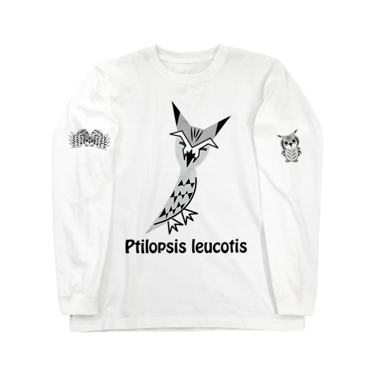 コノハズクさん イラストレーターみやもとかずみのオリジナルグッズ通販 Suzuri スズリ Miyachan1228 のロングスリーブtシャツ通販 Suzuri スズリ