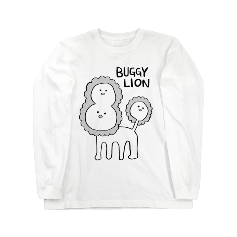 バグッたライオン かっこいい英語 Tunralのロングスリーブtシャツ通販 Suzuri スズリ