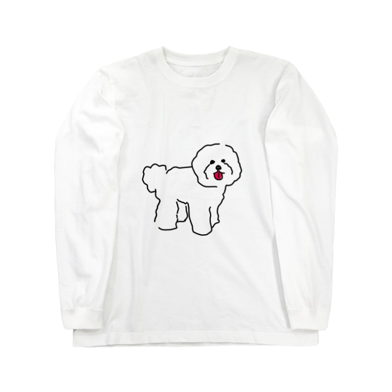 ビションフリーゼ Koji Kojillust のロングスリーブtシャツ通販 Suzuri スズリ ビションフリーゼ Koji Kojillust のロングスリーブtシャツ通販 Suzuri スズリ