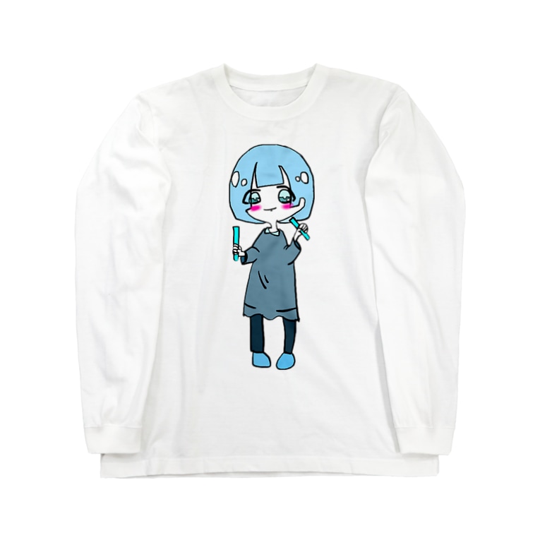 水色担当 推し のキャラ Dorima Chisan3927 のロングスリーブtシャツ通販 Suzuri スズリ