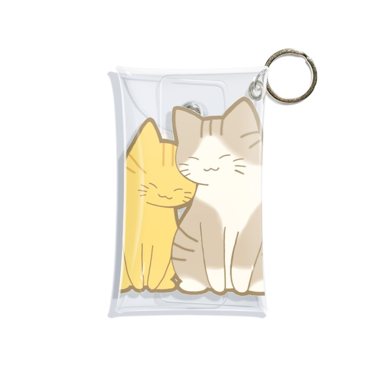 仲良し猫 茶トラ Amp キジ白 かわいいもののおみせ いそぎんちゃく Isoginchaku2go のミニクリアマルチケース通販 Suzuri スズリ 仲良し猫 茶トラ Amp キジ白 かわいいもののおみせ いそぎんちゃく Isoginchaku2go のミニクリアマルチケース通販 Suzuri スズリ