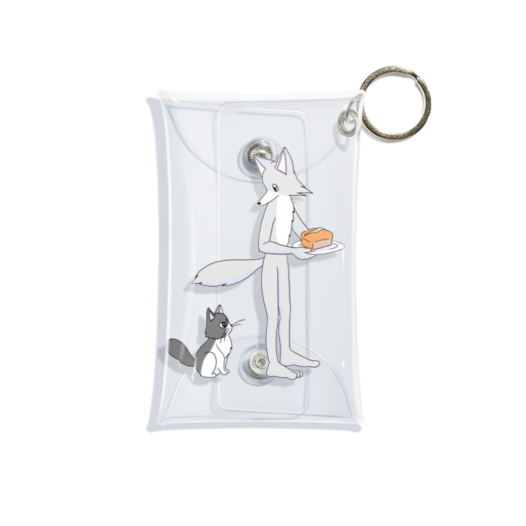 眠れぬ夜はケーキを焼いて Zengoのミニクリアマルチケース通販 Suzuri スズリ