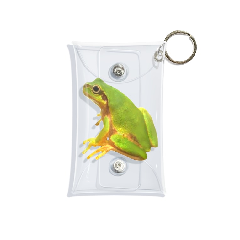 カエルが可愛い ほほえみフレンズ いきもの大好き ほほえみフレンズ Hohoemi Friends のミニクリアマルチケース通販 Suzuri スズリ