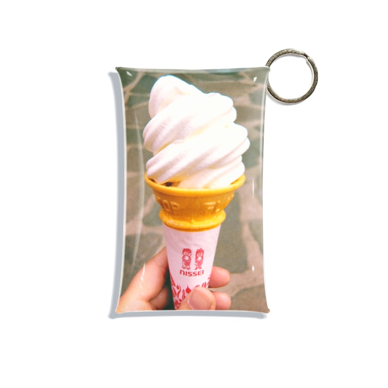 溶けかけのソフトクリーム 海市堂 Kaishido のミニクリアマルチケース通販 Suzuri スズリ 溶けかけのソフトクリーム 海市堂 Kaishido のミニクリアマルチケース通販 Suzuri スズリ