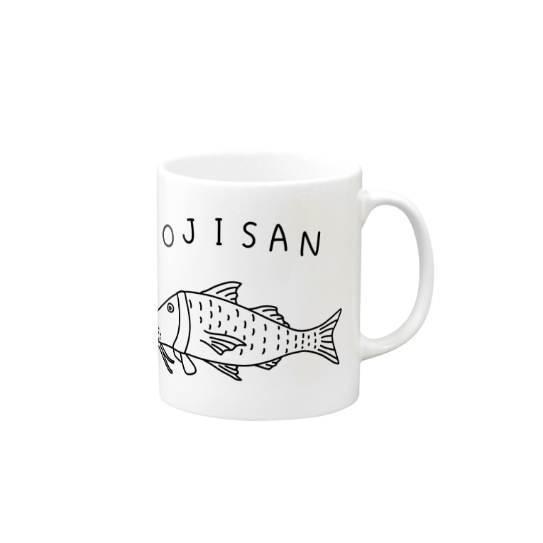 オジサンの中のオジサン ゆるい魚イラスト 海 釣り 沖縄 おじさん Mugs By Aliviosta Suzuri