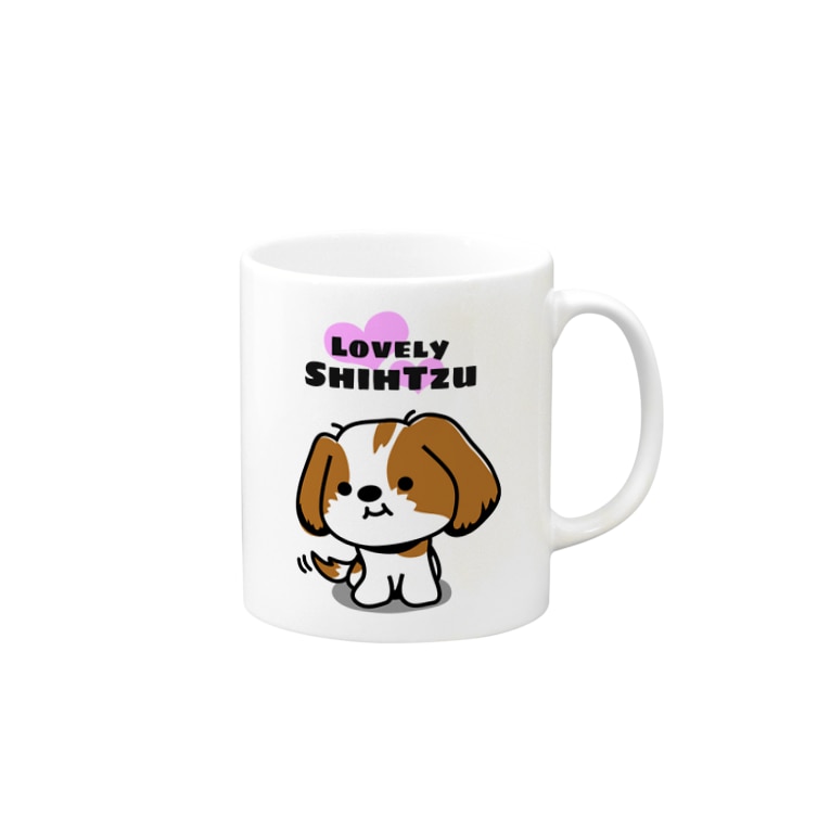 ゆるかわシーズー犬マグカップ 2 ぽんず店長のlovelyシーズー犬グッズ Shihtzuponz のマグカップ通販 Suzuri スズリ ゆるかわシーズー犬マグカップ 2 ぽんず店長のlovelyシーズー犬グッズ Shihtzuponz のマグカップ通販 Suzuri スズリ