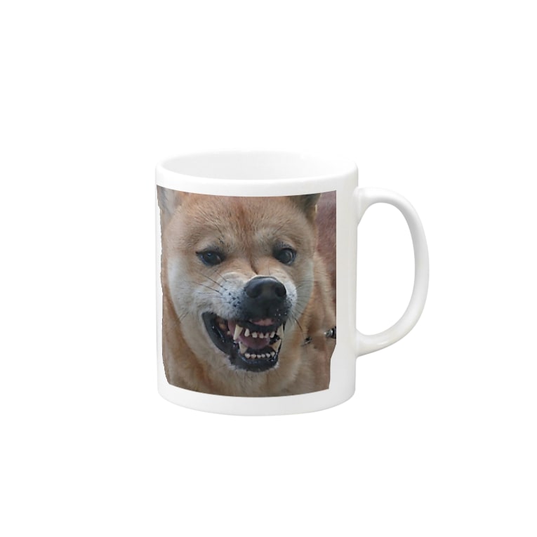 実家の犬の変な顔 ˋˏ やまださちこ ˎˊ Ym7sc18 のマグカップ通販 Suzuri スズリ