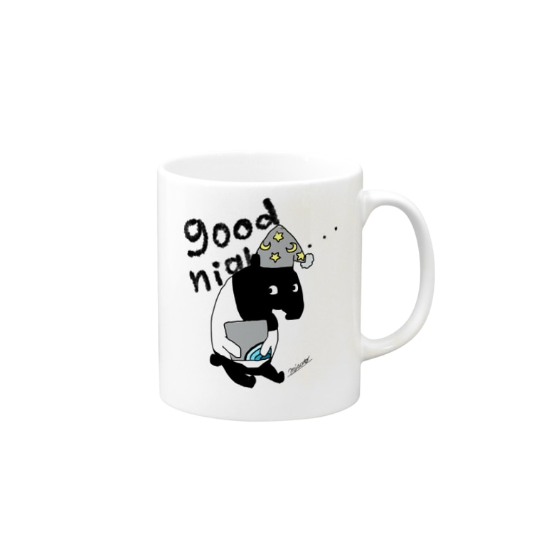 夢バクくん Mugs By オシャレなサイト Me Ch 0602 Misapovv Suzuri