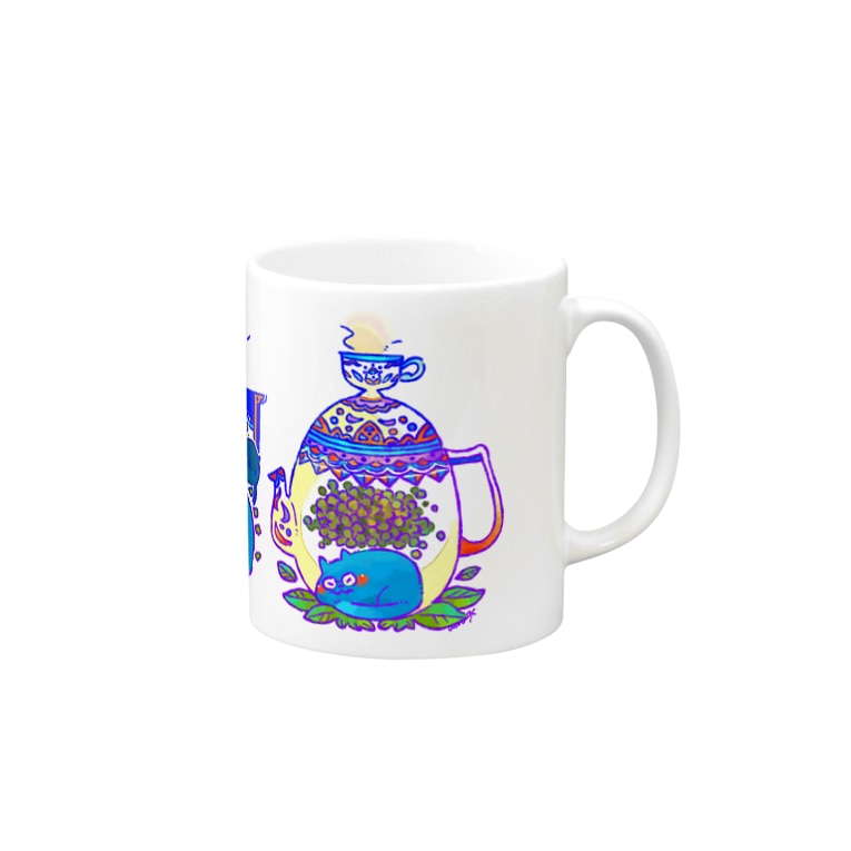 あおねこの紅茶屋さん ワニマックス Wanimax Uki のマグカップ通販 Suzuri スズリ あおねこの紅茶屋さん ワニマックス Wanimax Uki のマグカップ通販 Suzuri スズリ