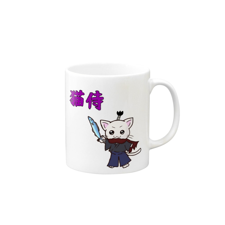 ねこざむらい Luntze 39 S Shop Luntze のマグカップ通販 Suzuri スズリ