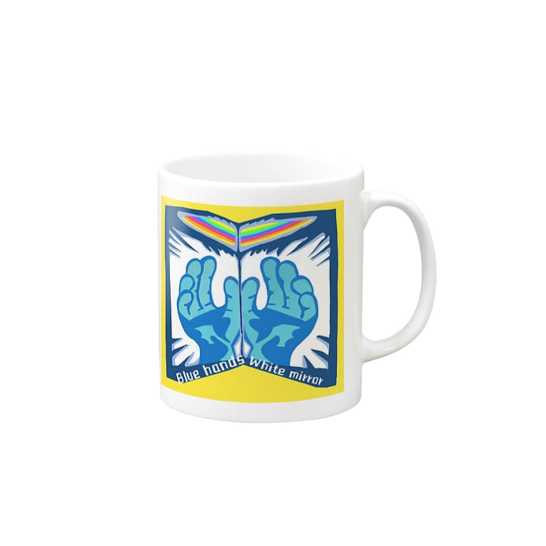 マヤ暦カップ青い手白い鏡 Mugs By Yellowseed By Mackpicasso Yellowseed Suzuri マヤ暦カップ青い手白い鏡 Mugs By Yellowseed By Mackpicasso Yellowseed Suzuri
