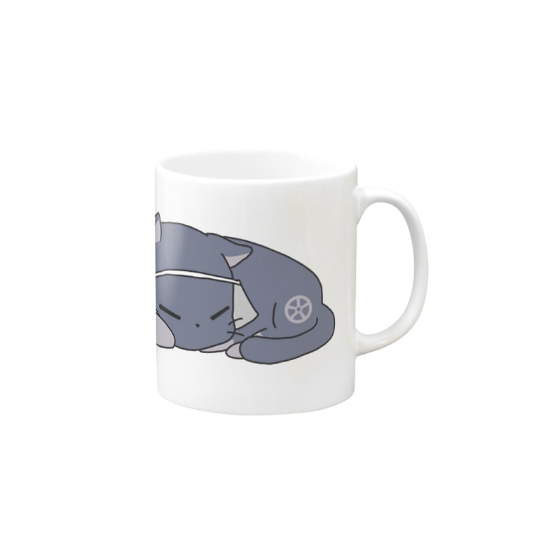 眠いトマ猫マグカップ Mugs By トーマス P Thomas1250p Suzuri