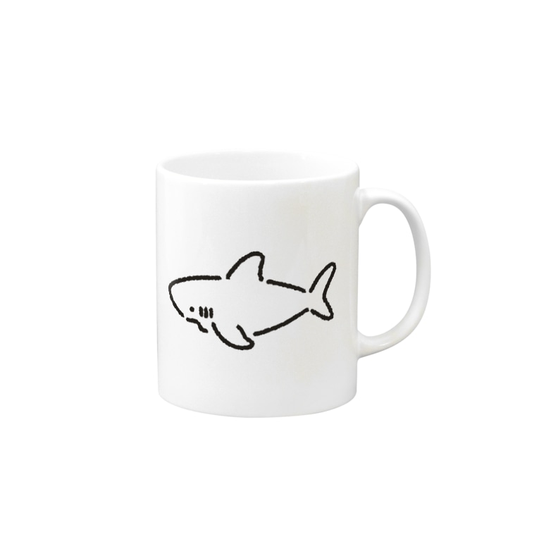 わりとシンプルなサメ21 Mugs By わりとおもい Waritoomoi Suzuri わりとシンプルなサメ21 Mugs By わりとおもい Waritoomoi Suzuri