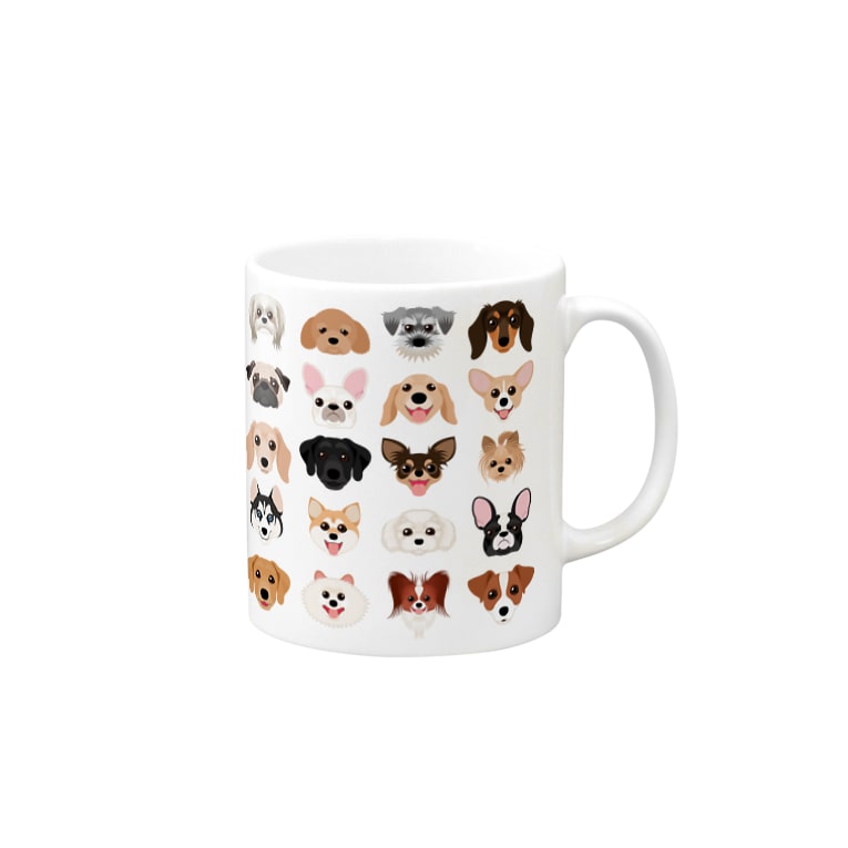 いろいろな犬種のかわいい顔 Kimchinのマグカップ通販 Suzuri スズリ いろいろな犬種のかわいい顔 Kimchinのマグカップ通販 Suzuri スズリ