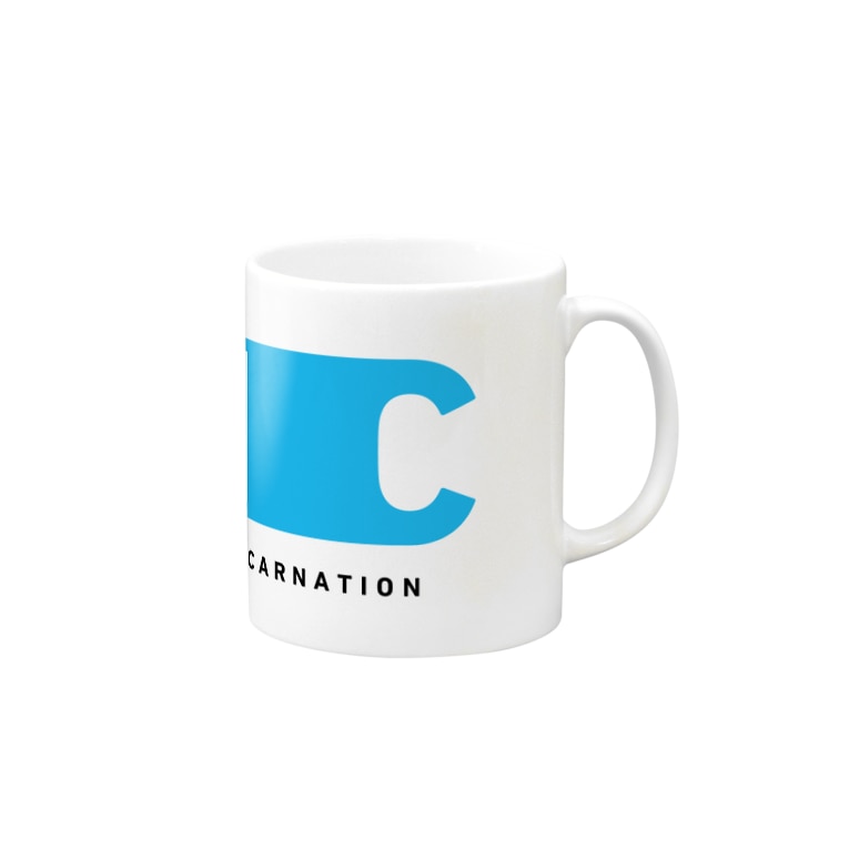 白と水色のカーネーション ロゴb柄 白と水色のカーネーションストア Carnationjp のマグカップ通販 Suzuri スズリ 白と水色のカーネーション ロゴb柄 白と水色のカーネーションストア Carnationjp のマグカップ通販 Suzuri スズリ