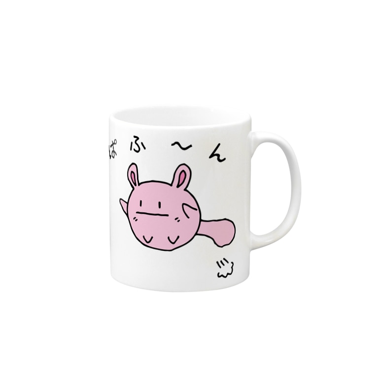 ゆるふわキャラ ほっぴぃ ぱふ ん Mugs By 峠堂 Tohge Suzuri