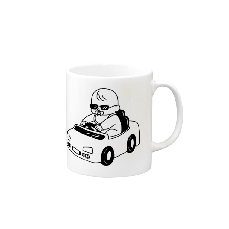 おもちゃの車に乗る赤ちゃん はやママショップ Haya Mama のマグカップ通販 Suzuri スズリ おもちゃの車に乗る赤ちゃん はやママショップ Haya Mama のマグカップ通販 Suzuri スズリ