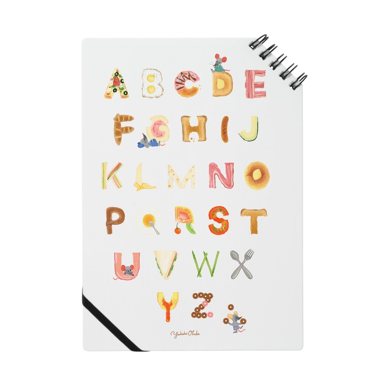 アルファベット朝ごはん イラストレーター おおでゆかこ Oderon86 のノート通販 Suzuri スズリ