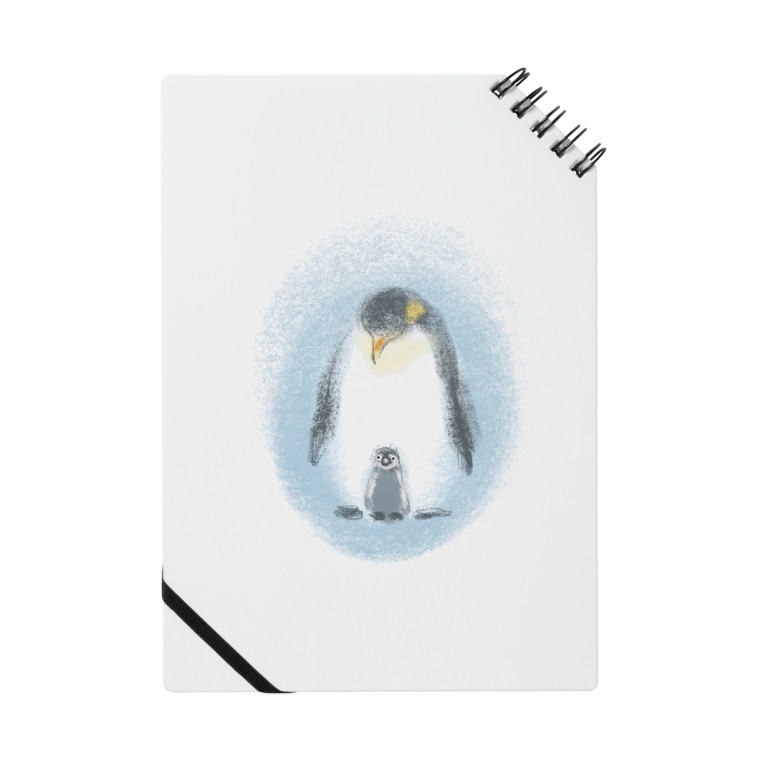 いきものイラスト 皇帝ペンギンの親子 Notes By Akane Art 茜音工房 Akane Art Suzuri