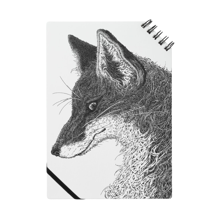 狐の頭部 いきものイラストショップ Yoshida Illust のノート通販 Suzuri スズリ