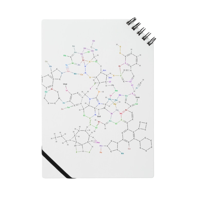 化学構造式シリーズ５ にゃんたみ屋 Nyantamiya のノート通販 Suzuri スズリ