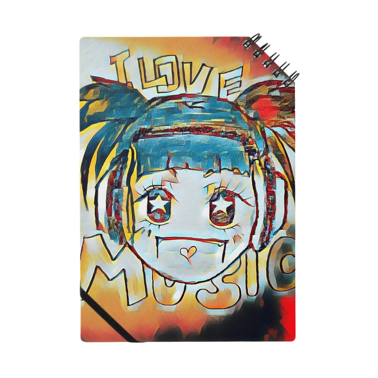 Ilovemusic プリンショップ Purinshop のノート通販 Suzuri スズリ