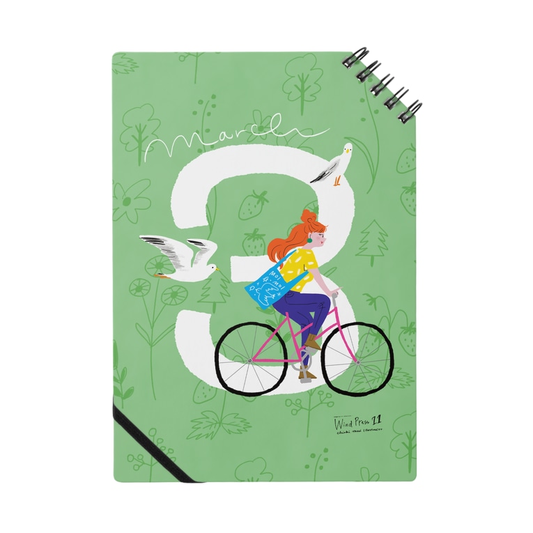 3月生まれの自転車で春を駆け巡るちゃん Birthday Girl Shop Hpb Cmillo のノート通販 Suzuri スズリ 3月生まれの自転車で春を駆け巡るちゃん Birthday Girl Shop Hpb Cmillo のノート通販 Suzuri スズリ