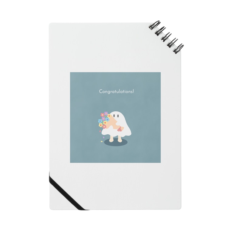 かわいいおばけ Congratulations Kob Kob Design のノート通販 Suzuri スズリ かわいいおばけ Congratulations Kob Kob Design のノート通販 Suzuri スズリ