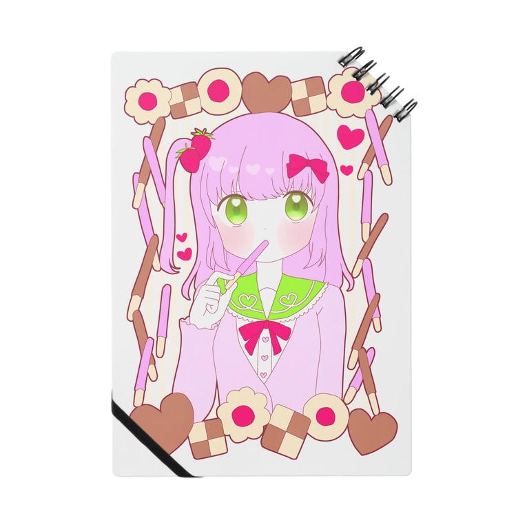 いちごポッキーちゃん かわいいもののおみせ いそぎんちゃく Isoginchaku2go のノート通販 Suzuri スズリ いちごポッキーちゃん かわいいもののおみせ いそぎんちゃく Isoginchaku2go のノート通販 Suzuri スズリ