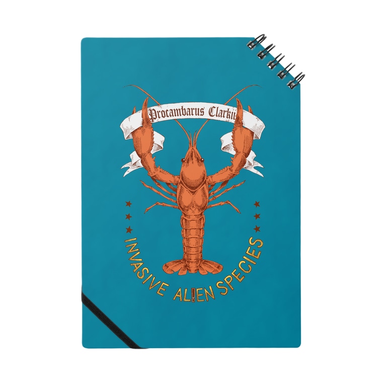 Ias アメリカザリガニ アオミドリ レッド Fractaliumのノート通販 Suzuri スズリ