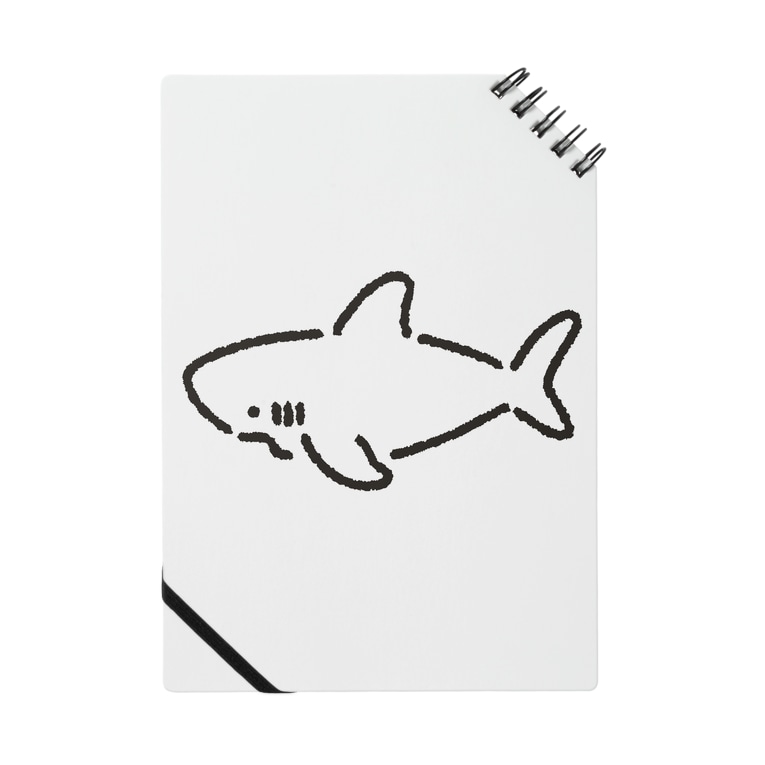 わりとシンプルなサメ21 Notebook By サメ さめ 鮫 わりとおもい Waritoomoi Suzuri