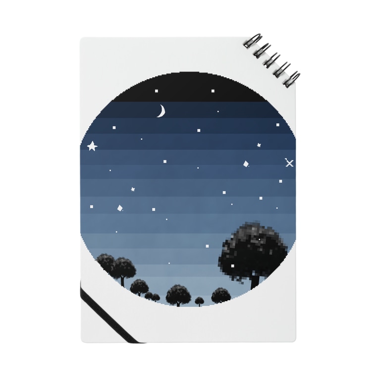 夜空 ドット絵 Mailer Shop Mailer のノート通販 Suzuri スズリ