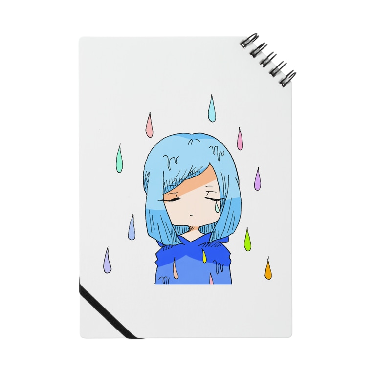 病み可愛い 涙の雨 オリジナル るーと ஐ ʚ ɞ ஐ Lud Mkbt のノート通販 Suzuri スズリ