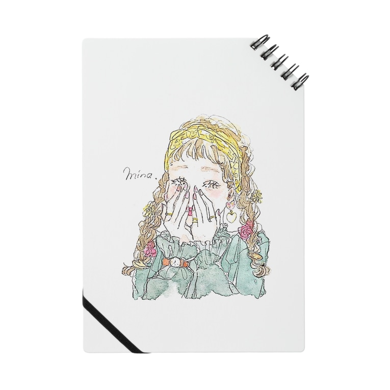 おしゃれ 女の子 Notebook By Mina イラスト Mn Lip25 Suzuri おしゃれ 女の子 Notebook By Mina イラスト Mn Lip25 Suzuri
