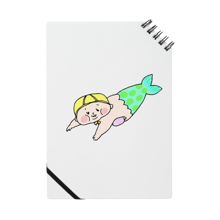 人魚なアライちゃん くーちゃむ Kukonocha のノート通販 Suzuri スズリ