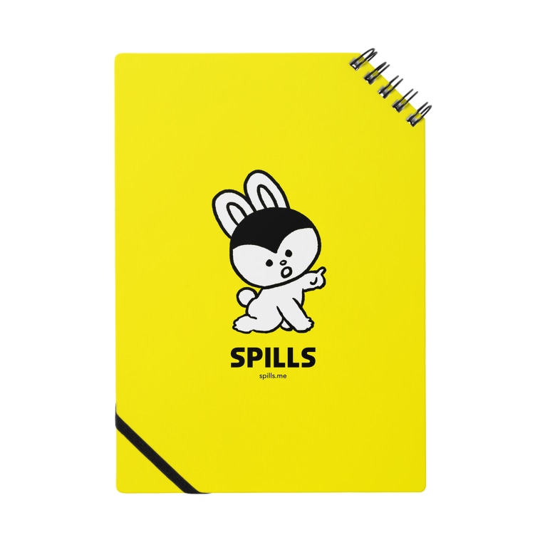 Spills うさぎ イラスト きいろ Spills Shop Spills のノート通販 Suzuri スズリ