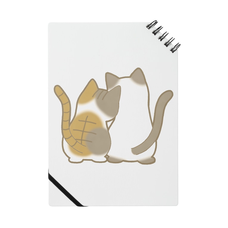 仲良し猫の背中 縞三毛 Amp ポインテッド Notes By かわいいもののおみせ いそぎんちゃく Isoginchaku2go Suzuri 仲良し猫の背中 縞三毛 Amp ポインテッド Notes By かわいいもののおみせ いそぎんちゃく Isoginchaku2go Suzuri