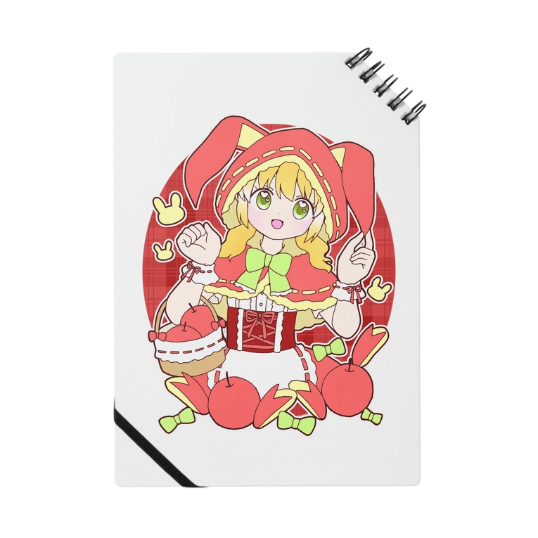 うさぎリンゴ赤ずきんちゃん かわいいもののおみせ いそぎんちゃく Isoginchaku2go のノート通販 Suzuri スズリ うさぎリンゴ赤ずきんちゃん かわいいもののおみせ いそぎんちゃく Isoginchaku2go のノート通販 Suzuri スズリ
