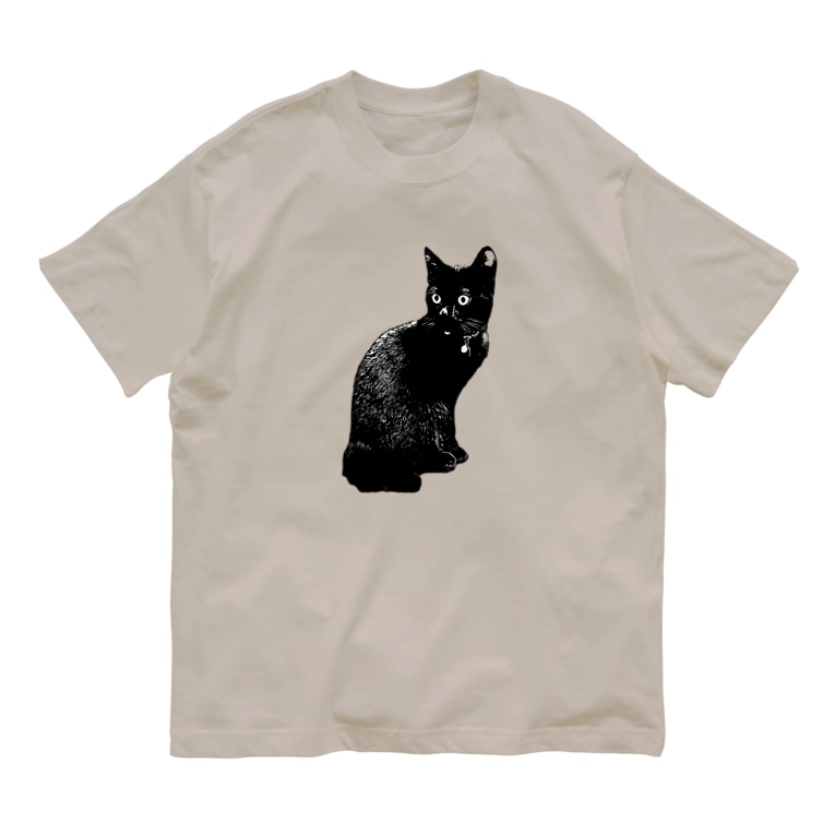 黒猫スタンプ Organic Cotton T Shirt By クロミケハチワレ Haru Gato Suzuri