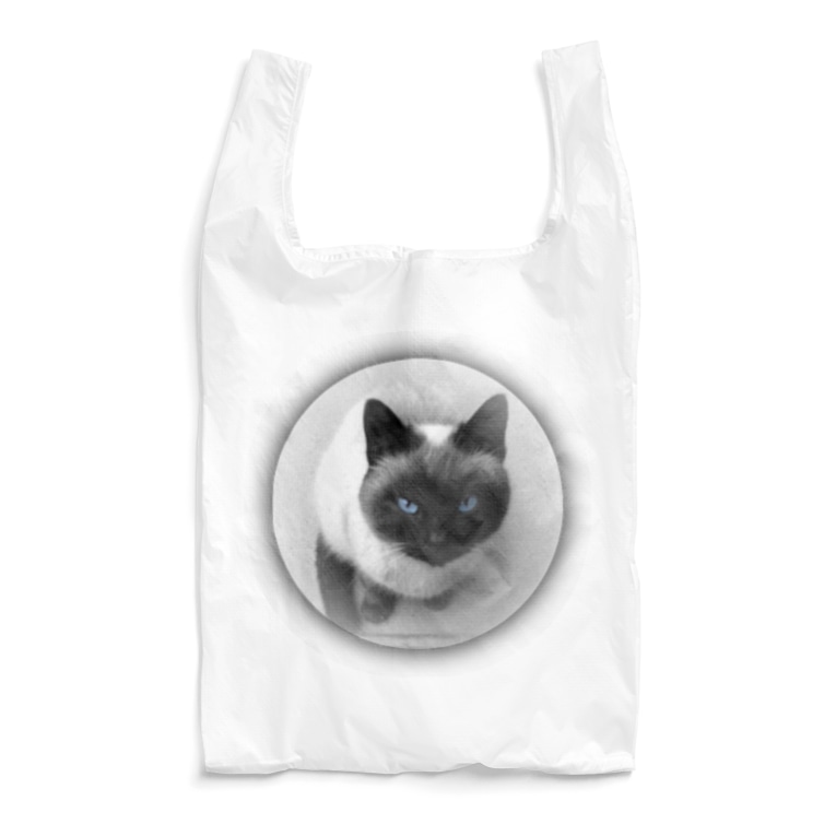 シャム猫スシ子blue Eyes Reusable Bag By ちばっちょ ち畳工房 Amp 猫ねこパラダイス Chibaccho Suzuri