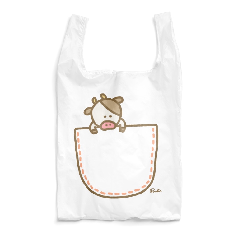 モーモーちゃんとお出かけ ぷんちん Lineスタンプや絵文字販売中 Puntin のエコバッグ通販 Suzuri スズリ モーモーちゃんとお出かけ ぷんちん Lineスタンプや絵文字販売中 Puntin のエコバッグ通販 Suzuri スズリ