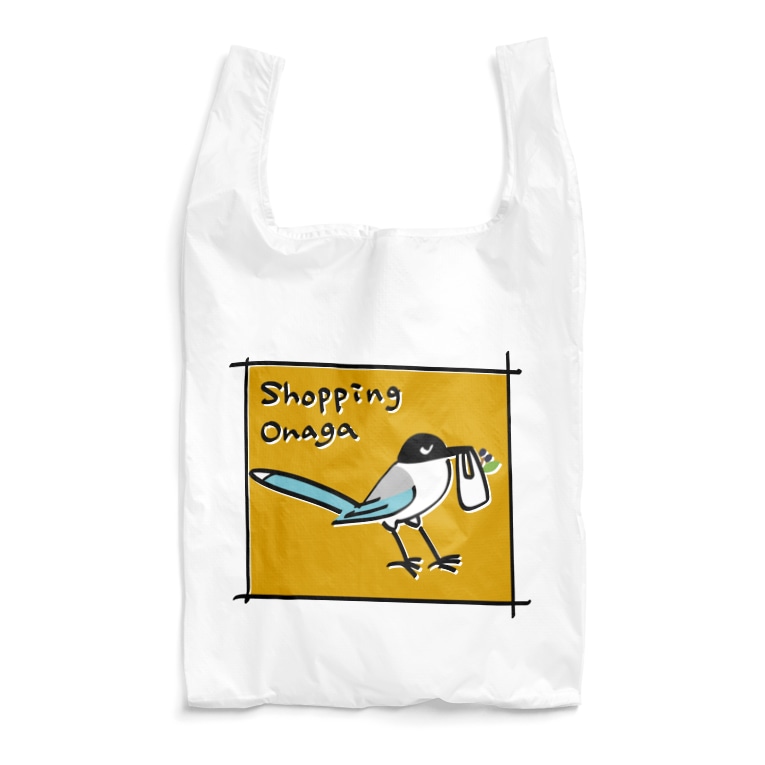 ショッピングオナガ Reusable Bag By でこぱち商店 Decop Wc Suzuri ショッピングオナガ Reusable Bag By でこぱち商店 Decop Wc Suzuri