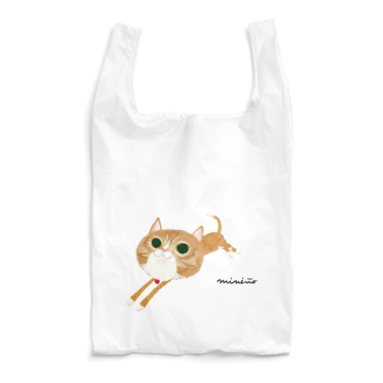 こむぎちゃん Reusable Bag By Minino ミニーニョ Minino Suzuri